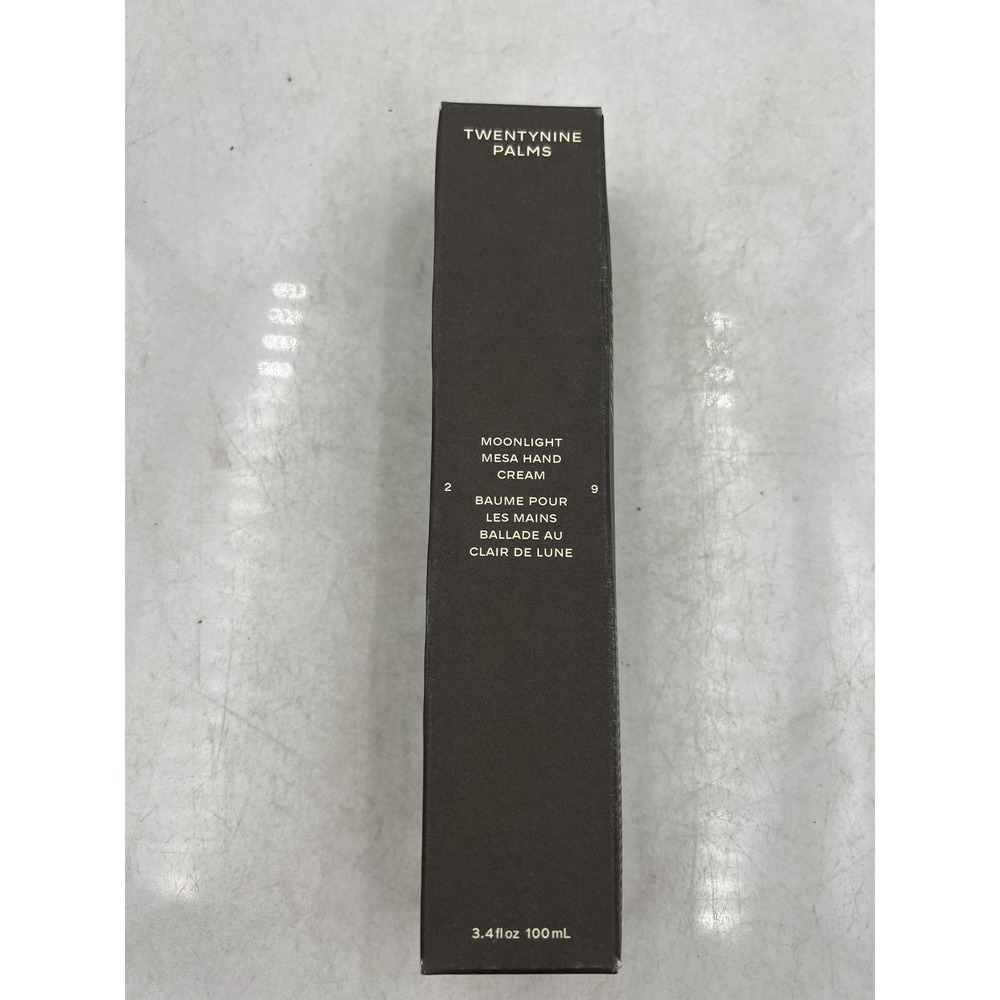 Twentynine Palms Hand Cream 3.4oz Vegan Bergamot Vetiver Primrose Made in USA